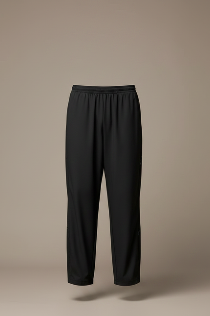 Pantalon Parachute Noir Ample Sport Maille Homme - vue 3