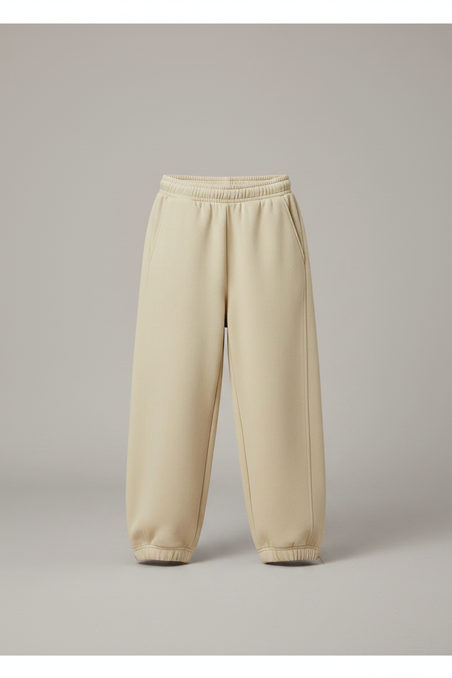 Pantalon Parachute Beige Ample Sportif Garçon Confortable - Molleton - vue 3