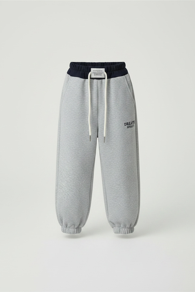 Pantalon Parachute Gris Ample Sport Enfant Unisexe - Molleton - vue 3