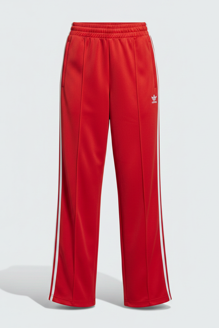 Pantalon Parachute Rouge Large Rayures Sport Femme - Polyester - vue 3