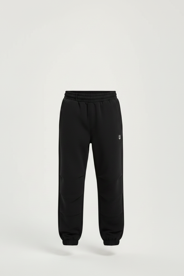 Pantalon Parachute Noir Ample Sport Enfant - Molleton - vue 3