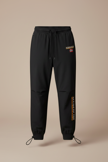 Pantalon Parachute Noir Ample Sport Garçon - Polyester - vue 3