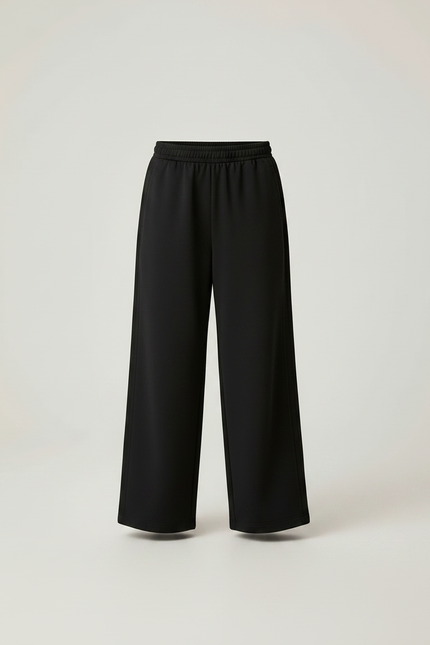 Pantalon Parachute Noir Ample Coton Enfant Décontracté - vue 3