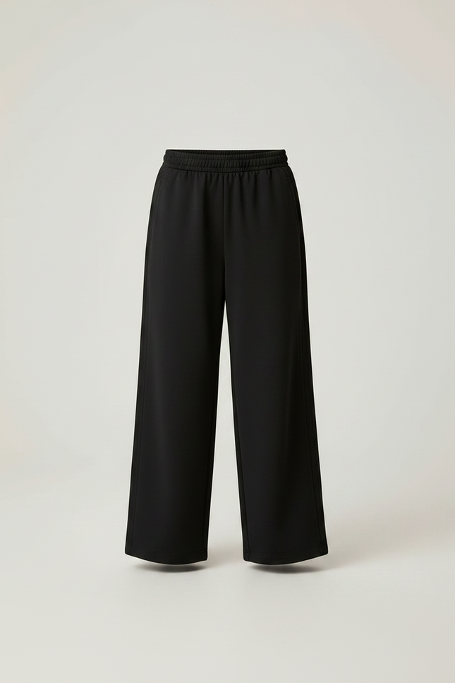 Pantalon Parachute Noir Ample Coton Enfant Décontracté - vue 3