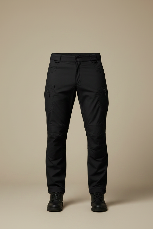 Pantalon Parachute Noir Cargo Homme Léger Technique - Polyester - vue 3
