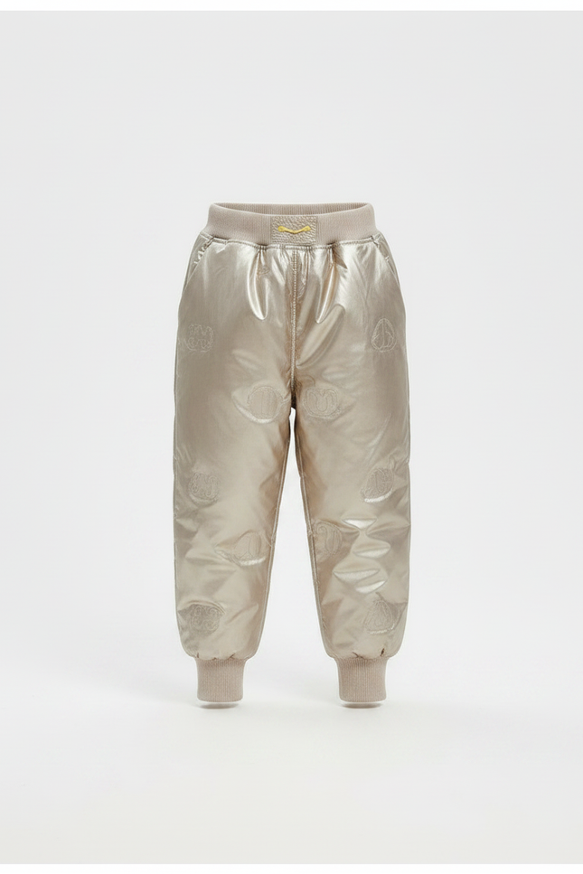 Pantalon Parachute Doré Matelassé Imprimé Enfant Fille - Polyester - vue 3