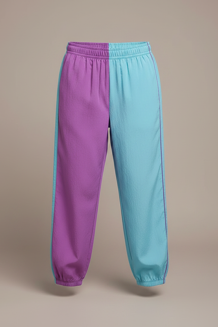 Pantalon Parachute Fille Resserré Aux Chevilles Nylon - Multicolore Polyester - vue 3