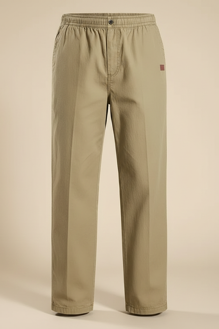 Pantalon Parachute Homme Kaki Large - Toile - vue 3