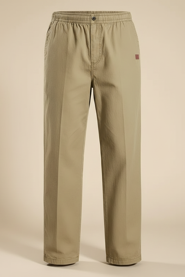 Pantalon Parachute Homme Kaki Large - Toile - vue 3