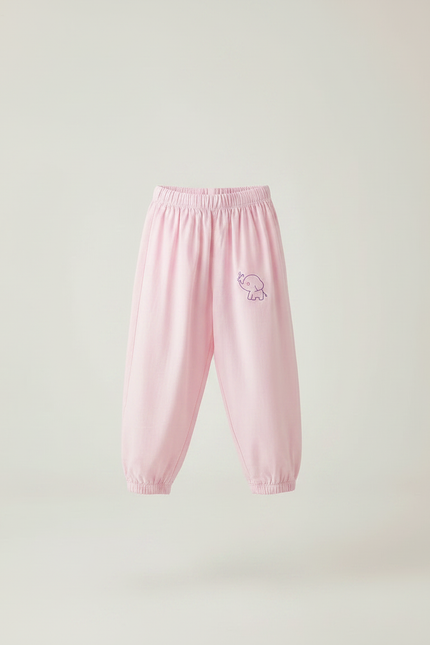 Pantalon Parachute Rose Coton Ample Éléphant Enfant - vue 3