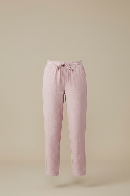 Pantalon Parachute Rose Lin Ample Femme - vue 3