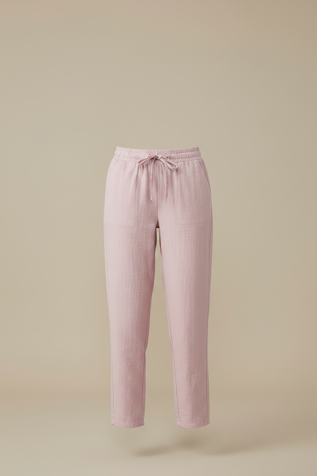 Pantalon Parachute Rose Lin Ample Femme - vue 3