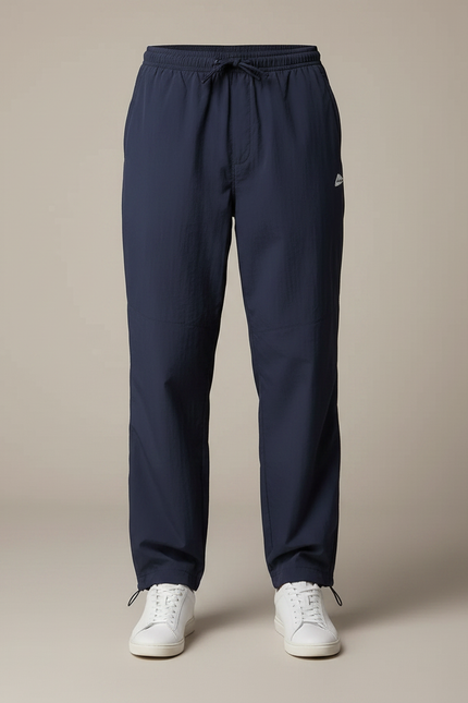 Pantalon Parachute Bleu Marine Ample Homme Sport - Polyester - vue 3
