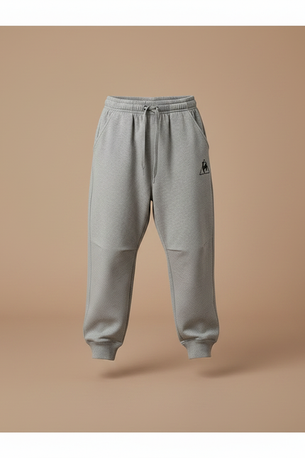 Pantalon Parachute Molleton Gris Marine Ample Confortable Enfant - vue 3
