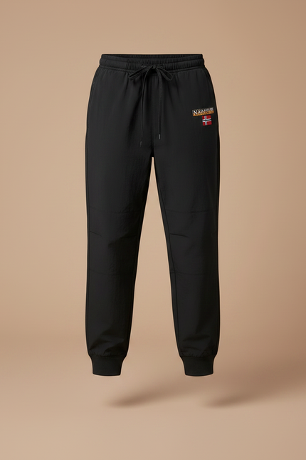Pantalon Parachute Noir Ample Sport Garçon Décontracté - Polyester - vue 3