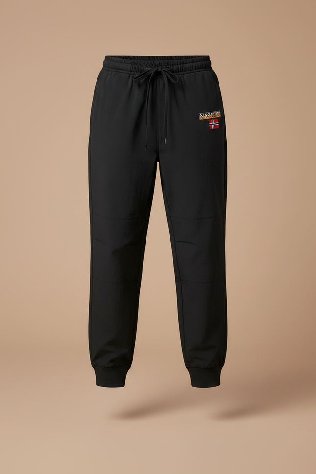 Pantalon Parachute Noir Ample Sport Garçon Décontracté - Polyester - vue 3