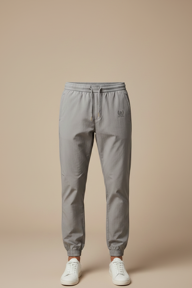 Pantalon Parachute Gris Cordon Ample Sport Homme - Polyester - vue 3