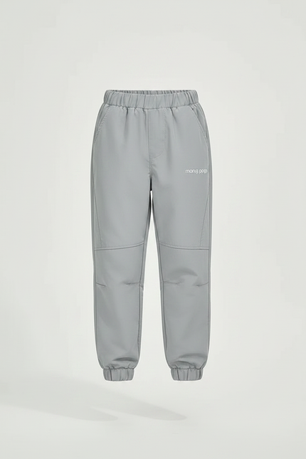 Pantalon Parachute Gris Ample Décontracté Enfant - Polyester - vue 3