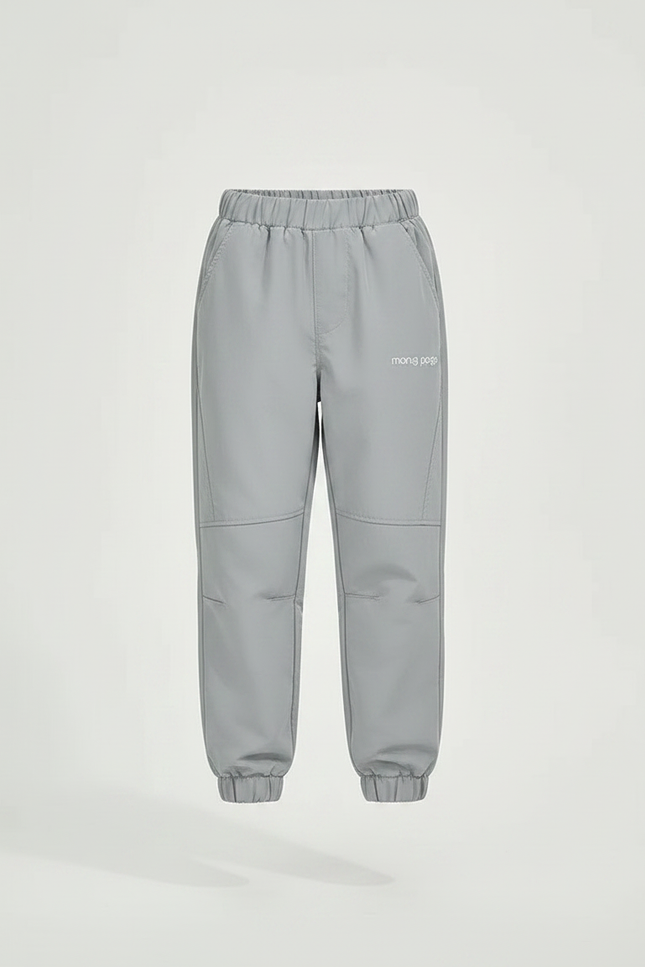 Pantalon Parachute Gris Ample Décontracté Enfant - Polyester - vue 3