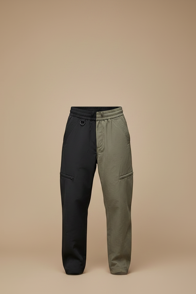 Pantalon Parachute Bicolore Ample Décontracté Homme Moderne - Multicolore Polyester - vue 3