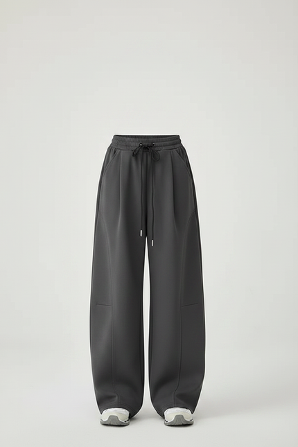 Pantalon Parachute Garçon Gris Baggy Nylon - Molleton - vue 3