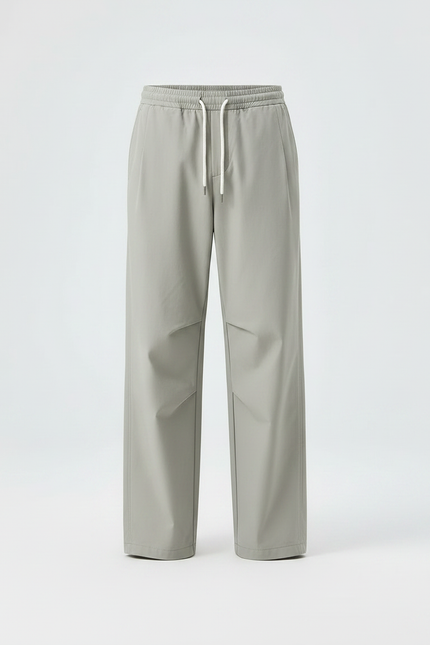 Pantalon Parachute Gris Ample Décontracté Homme Cordon - Polyester - vue 3