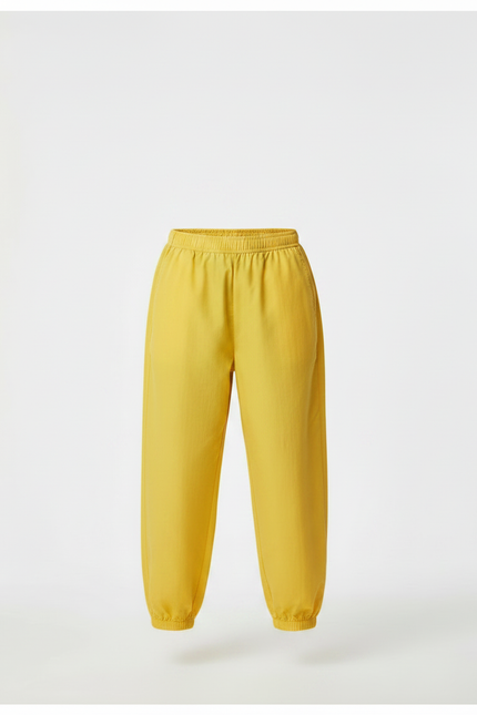 Pantalon Parachute Jaune Ample Sport Léger Enfant - Polyester - vue 3