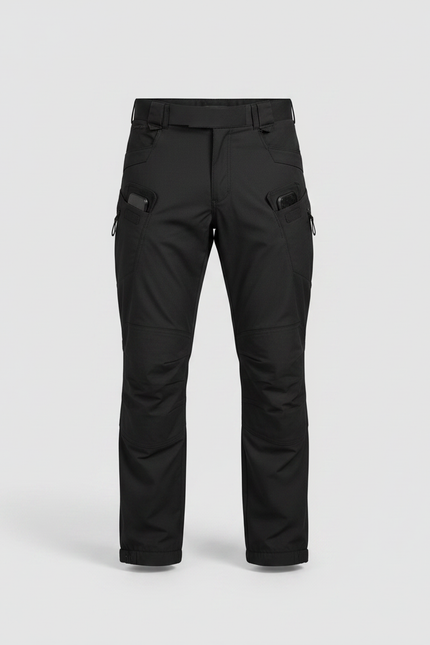 Pantalon Parachute Noir Cargo Technique Homme - Polyester - vue 3