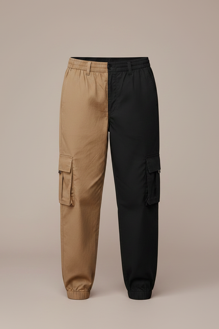 Pantalon Parachute Fille Cargo Nylon - Multicolore Toile - vue 3