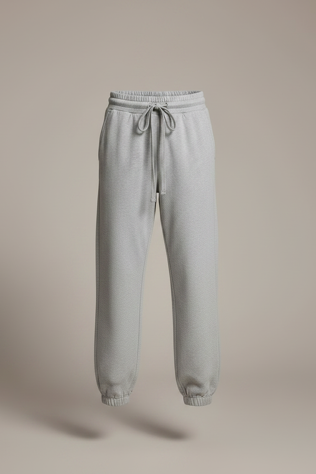 Pantalon Parachute Gris Ample Cordon Confortable Fille - Molleton - vue 3