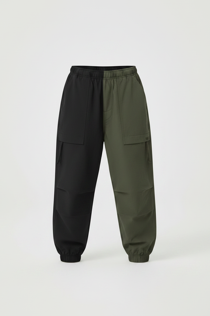 Pantalon Parachute Garçon Resserré Aux Chevilles Nylon Streetwear - Multicolore Polyester - vue 3