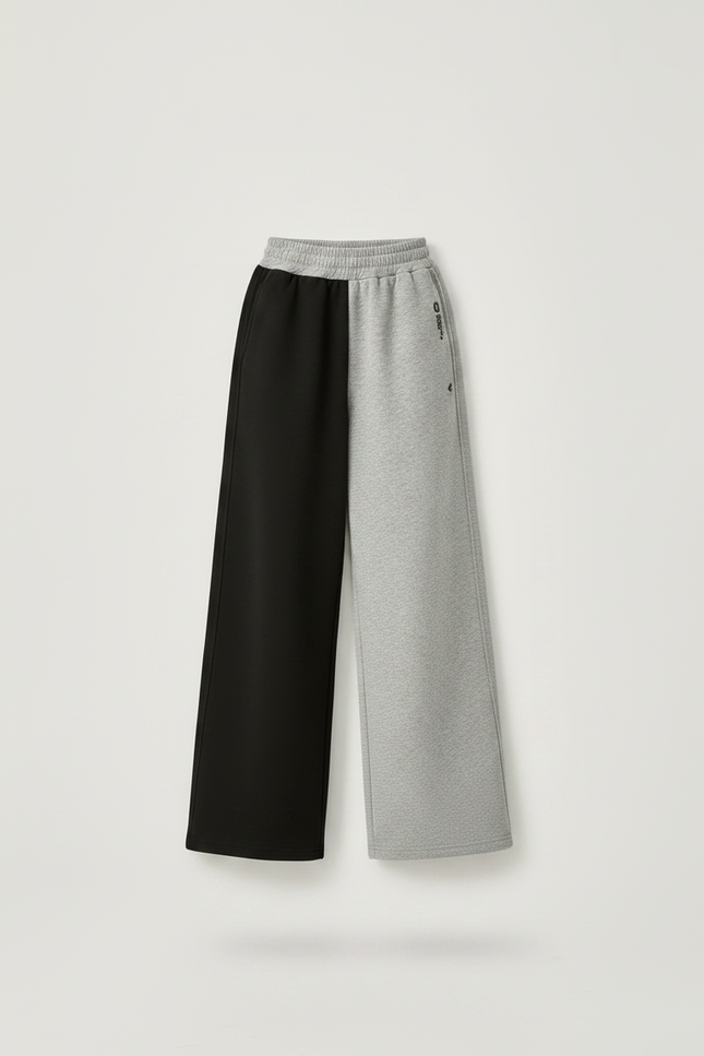 Pantalon Parachute Bicolore Ample Molleton Enfant - Multicolore - vue 3