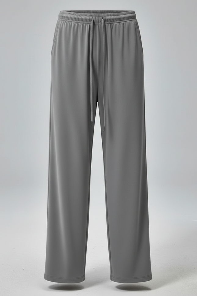 Pantalon Parachute Gris Ample Décontracté Léger Enfant - Polyester - vue 3
