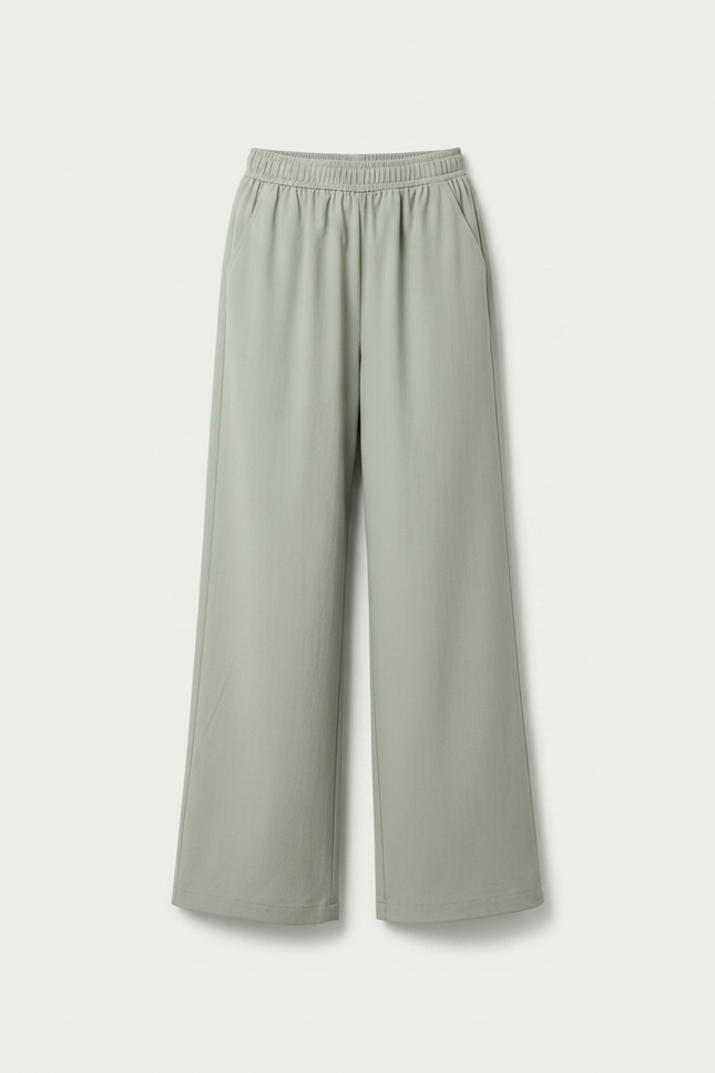 Pantalon Parachute Vert Ample Décontracté Fille - Polyester - vue 3