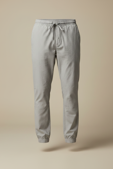 Pantalon Parachute Gris Décontracté Léger Cordon Homme - Polyester - vue 3