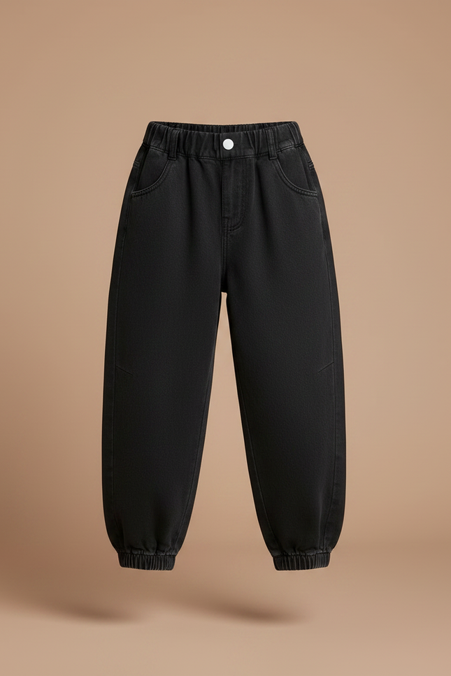 Pantalon Parachute Jeans - Noir - vue 3