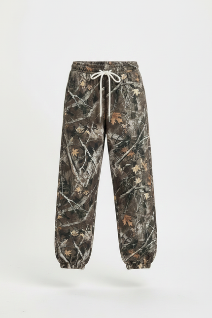 Pantalon Parachute Camouflage Ample Décontracté Enfant - Imprimé Molleton - vue 3