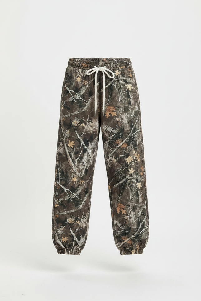 Pantalon Parachute Camouflage Ample Décontracté Enfant - Imprimé Molleton - vue 3