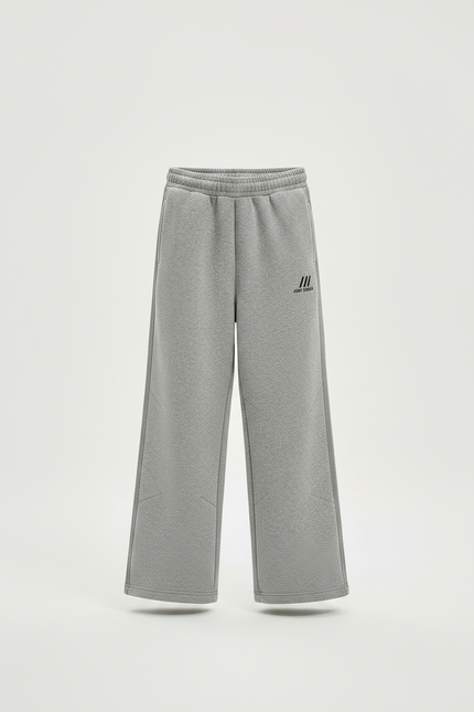 Pantalon Parachute Gris Ample Molletonné Sport Enfant - vue 3
