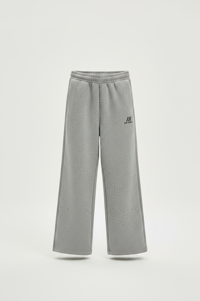 Pantalon Parachute Gris Ample Molletonné Sport Enfant - vue 3