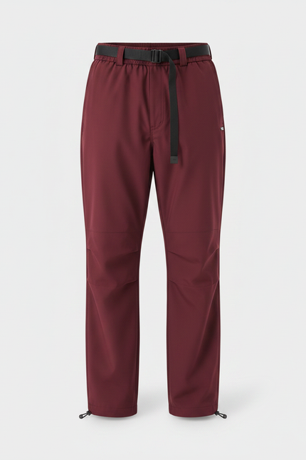 Pantalon Parachute Bordeaux Ample Sportif Homme Cordon - Polyester - vue 3