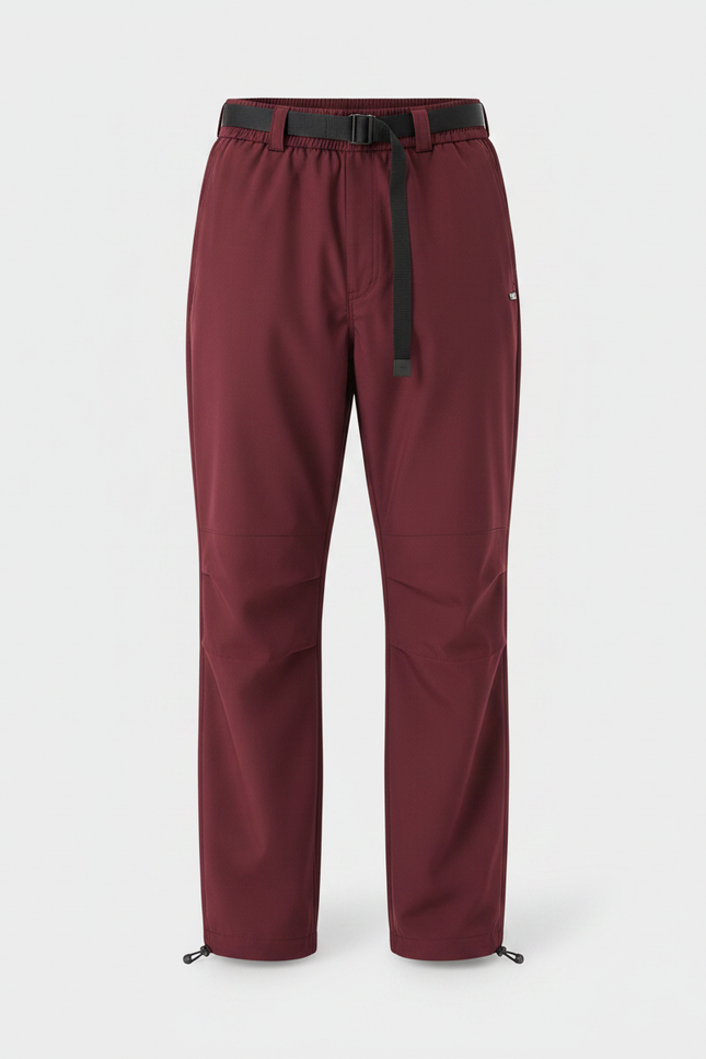 Pantalon Parachute Bordeaux Ample Sportif Homme Cordon - Polyester - vue 3