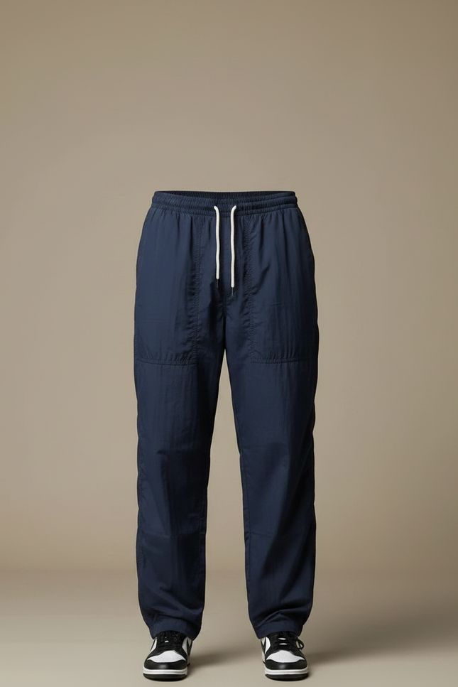 Pantalon Parachute Nylon - Marine Polyester - vue 3