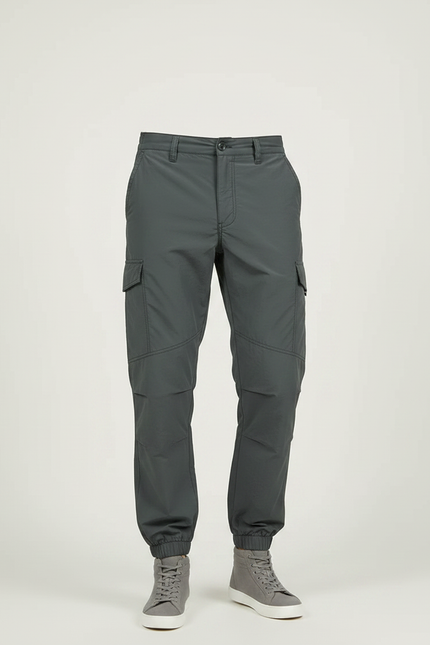 Pantalon Parachute Kaki Cargo Léger Décontracté Homme - Polyester - vue 3