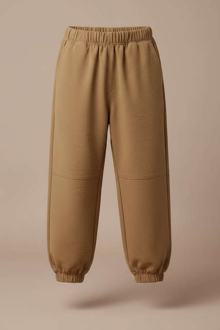 Pantalon Parachute Kaki Ample Coton Décontracté Enfant - Molleton - vue 3